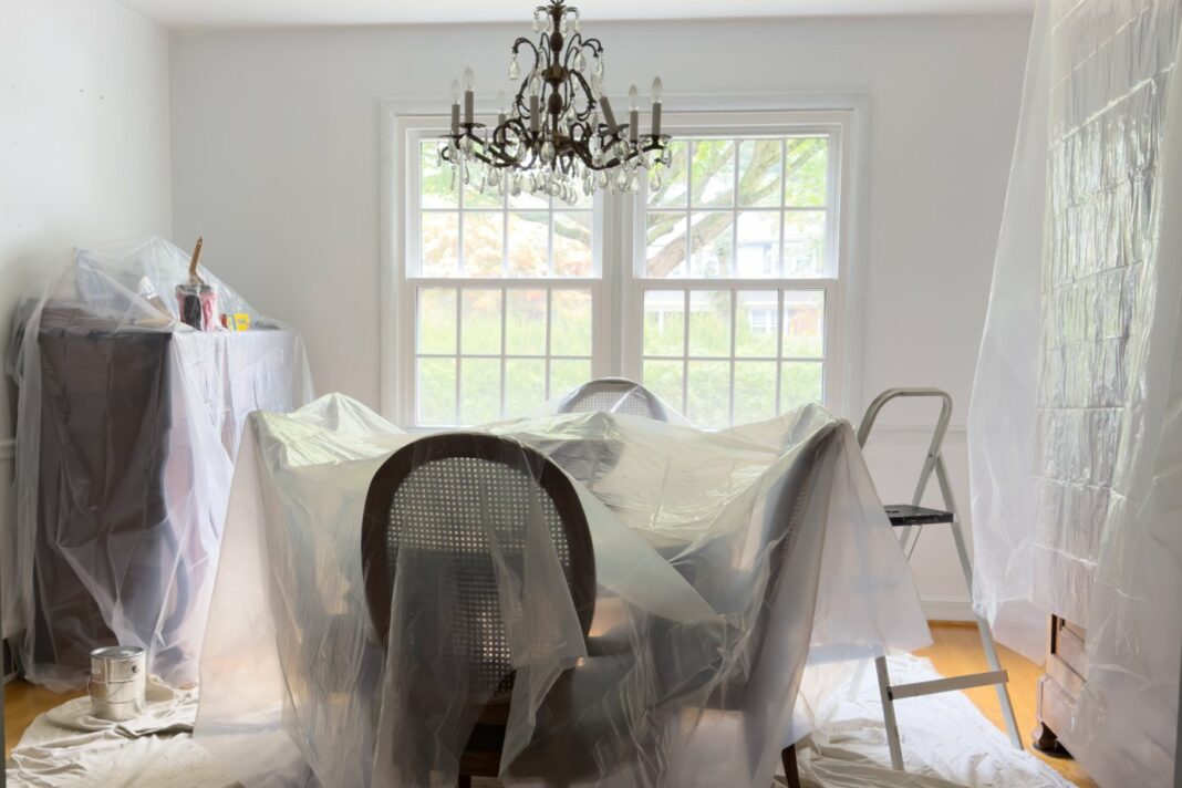 painting the dining room ceiling